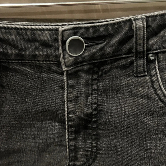 Coldwater Creek Dark Gray Jean Shorts - Picture 5 of 12